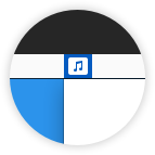 Menu bar contracted controls
