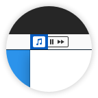 Menu bar expanded controls